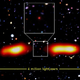 Illustration for article titled Astronomers Found the Ghost of a Rare Giant Radio Galaxy